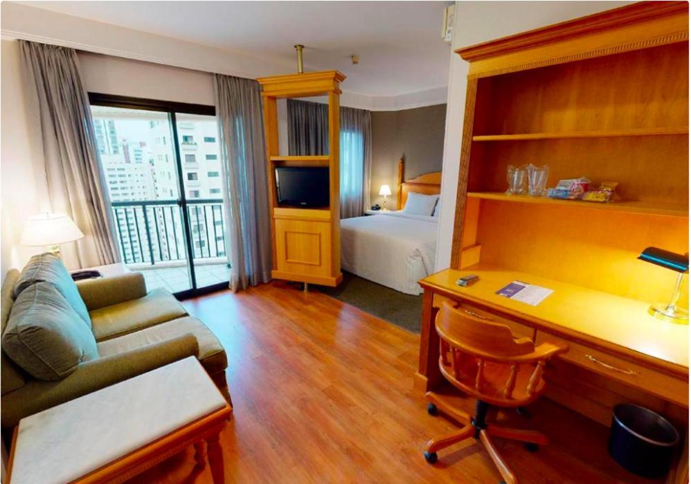 Apartamento/Flat Em Moema! 圣保罗 外观 照片